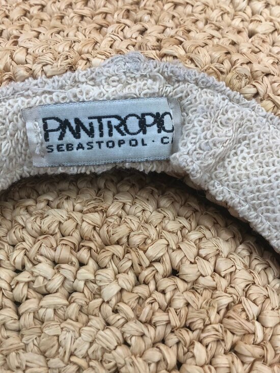 Pantropic Sebastopol Straw Sun Hat – Natural Woven Wide Brim | Coastal Luxe main image 8
